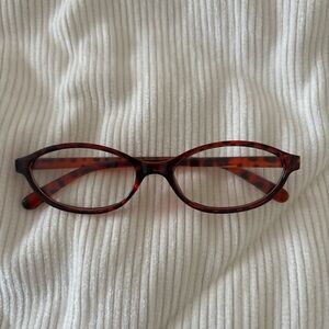 Tortoiseshell Oval Glasses